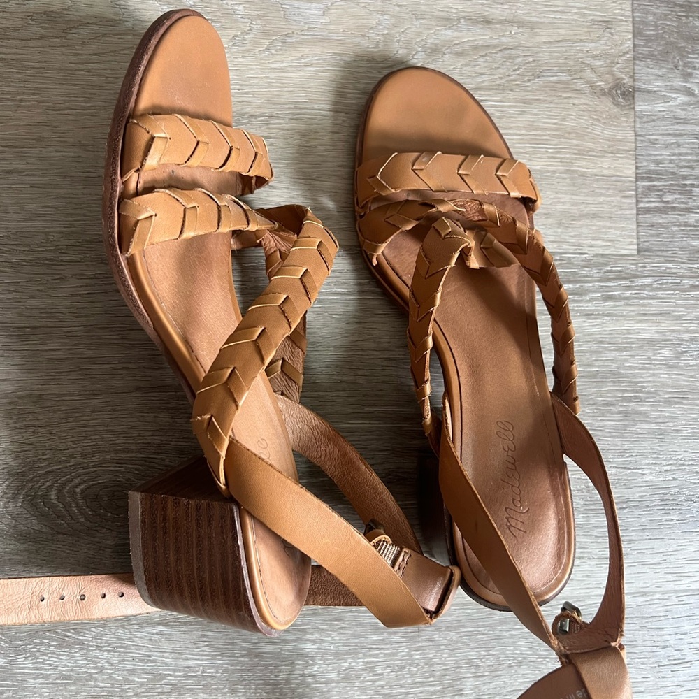 Brown Leather Madewell Heels